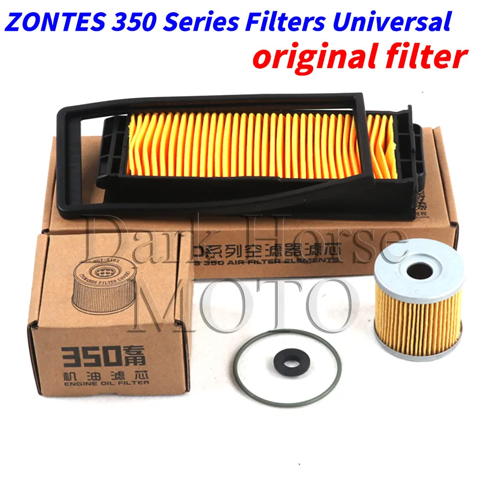 Filtro Dell'Aria Della Griglia Dell'Olio Dell'Elemento Del Filtro Dell'Olio Dell'Olio Del Motociclo Per Zontes Zt Gk-350 350-R 350-X 350-T 350-Vx
