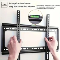 Universal  TV Wall Mount Bracket for Most 25-63 in LED Plasma TV Stand Holder Max VESA 400X400mm 50kg Space Saving Home Goodies - Image 3