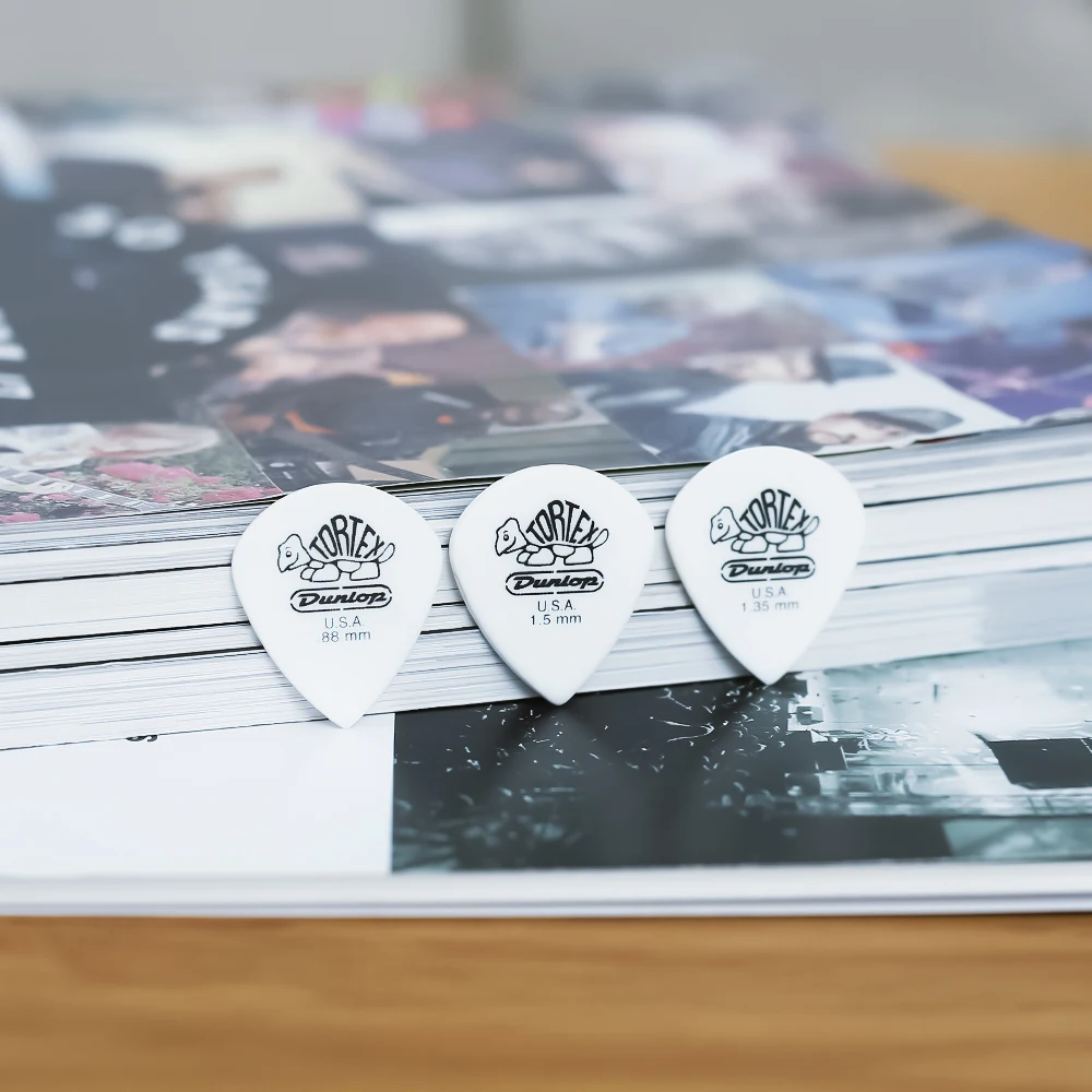Dunlop Guitar Picks 72 Pack Tortex White Jazz III Size 1.0mm 478R1 - Foto 6
