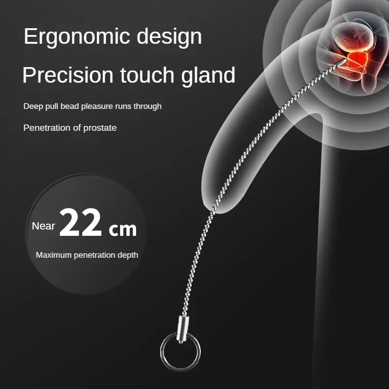 Penis Sex Toys Stainless Steel Urethral Sound Dilators Penis Plug Insert Stimulation Catheter Beads Male Masturbator Horse Eye Sticks BDSM
