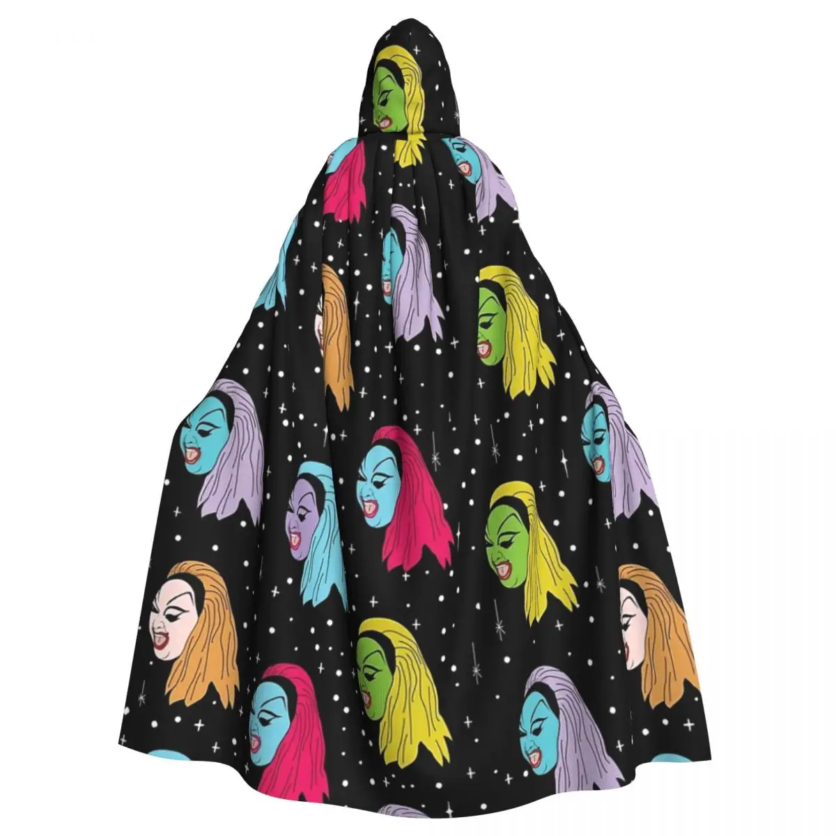 

Мантия с капюшоном в стиле панк для Хэллоуина