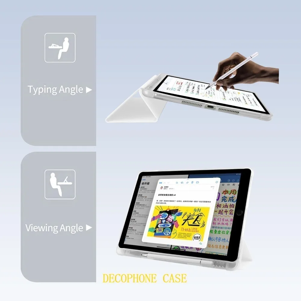Pink Bowknot Tri-Fold Tablet Case