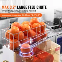 SucceBuy Machine commerciale de presse-agrumes d'orange extracteur de jus automatique presse-orange en acier inoxydable avec boîte de filtre extractible ﻿ 3