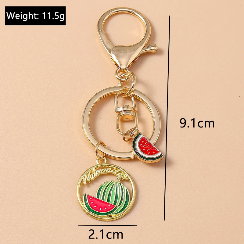 Nette Emaille Simulation Lebensmittel Schlüsselbund Eis Blase Tee Schlüssel Ring Frauen Mädchen Handtasche Anhänger DIY Schmuck Geschenk – Detail 4