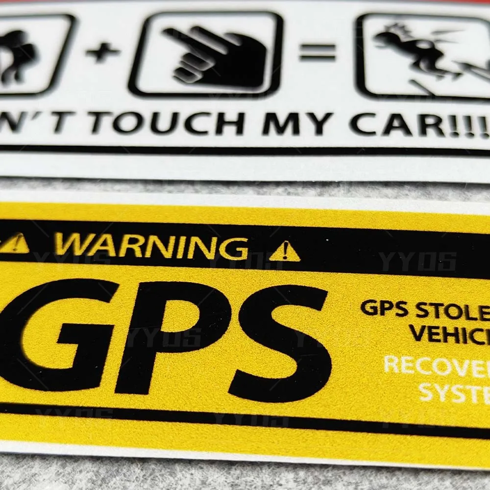 Warning Danger Banning Sign Decal Motorcycle Reflective Sticker Anti-Theft Protect Accessories For Kawasaki Suzuki Honda Vespa