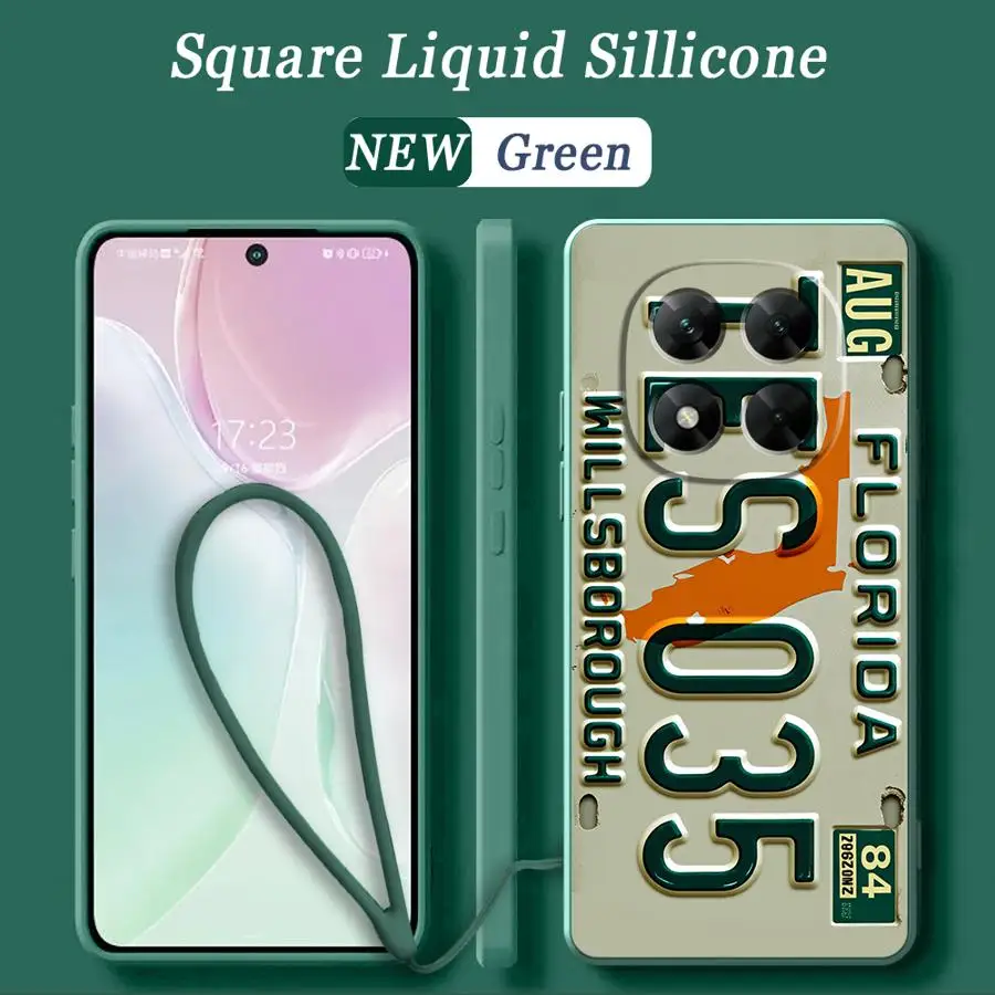 Vintage License Plate Design Phone Cover Case