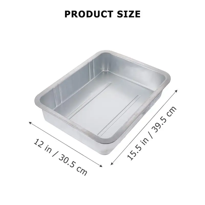 Oil Pan Drain Car Waste Tray Drip Engine Automotive Metal Changing Tank Tools Holder Collector Steel Draining Transmission Cars