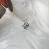 1 Pair White Magnetic Earrings Magnet Ear Clips Men Women Stud Earring Crystal Stone Stud Earring Clip No Piercing Jewelry Gift 4