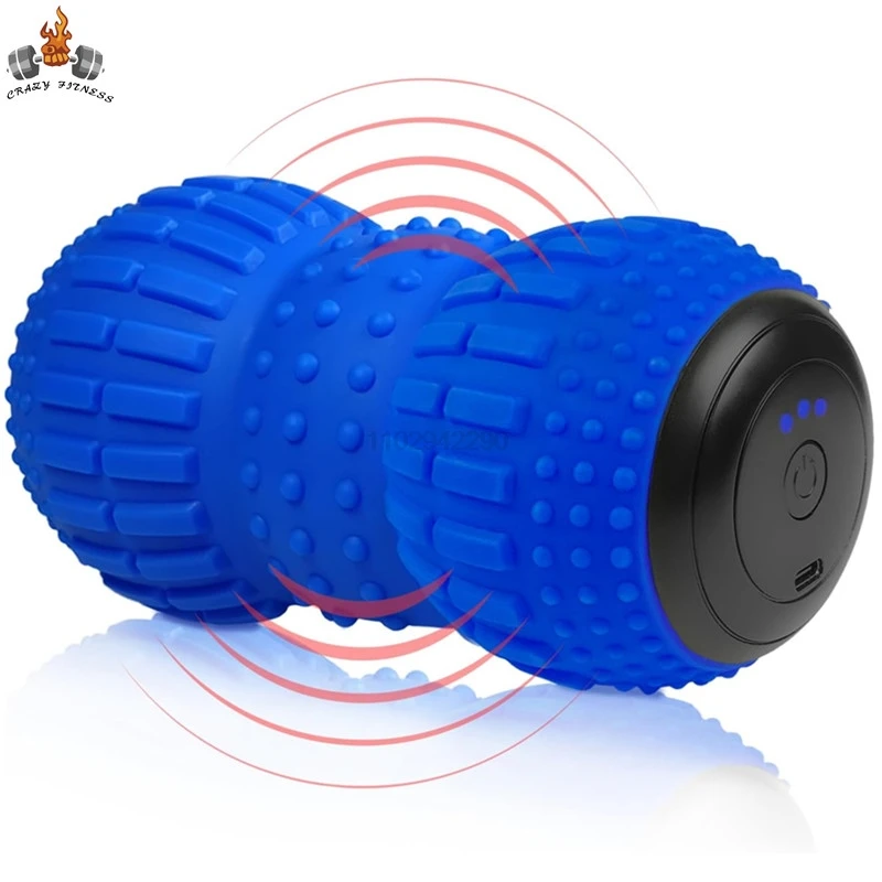 Massage Ball Yoga Fascia Electric Peanut USB Rechargeable For Leg Muscle Relax