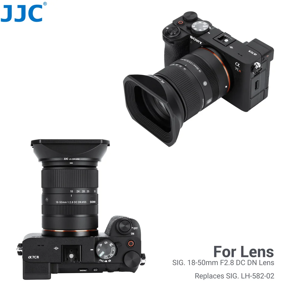 Haoge LH-PN425 - Paraluce quadrato in metallo a baionetta per obiettivo Sigma 45 mm F2.8 DG DN