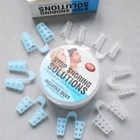 1/2/4/8pcs Anti Snore Apnea Nose Clip Anti-Snoring Breathe Aid Stop Snore Device Sleeping Aid Equipment Stop Snoring 1