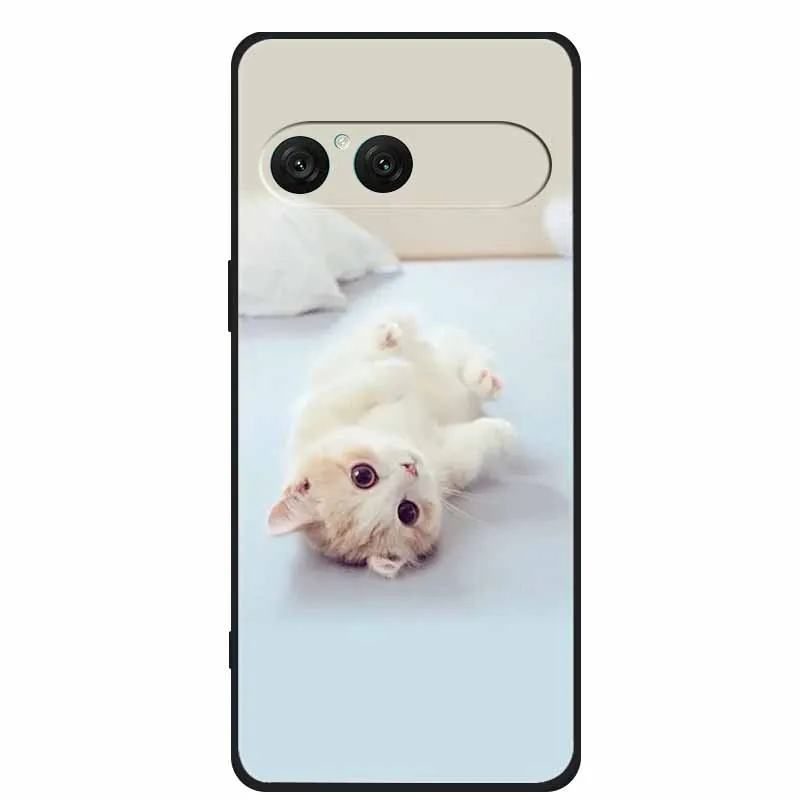 Sleek Black Silicone Soft Back Cover - Stylish Phone Protection Shell