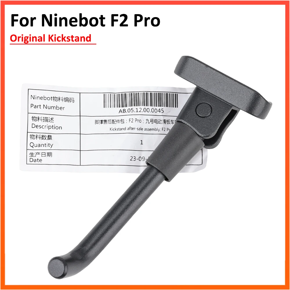 Cavalletto Originale Per Ninebot F2 Pro Scooter Elettrico In Lega Di Alluminio Fold Foot Support Lunghezza 145Mm Parti Di Skateboard
