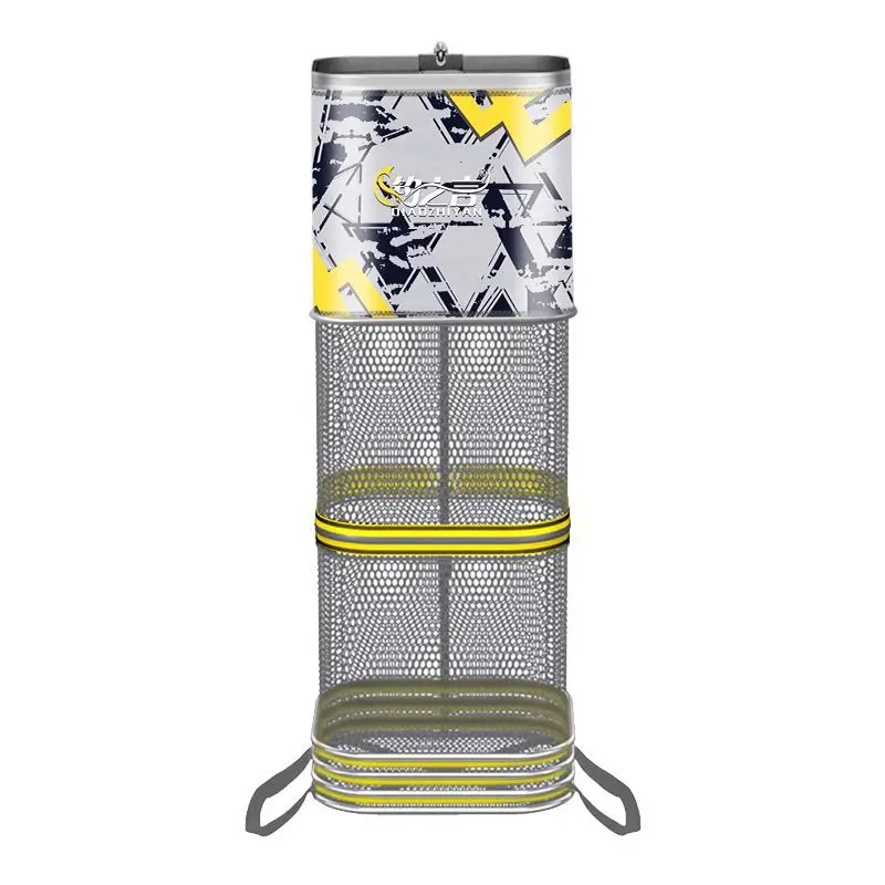 Thickened square fish protection net, suitable for wild fishing square mouth fishing net bag, can hold fish, easy to carry