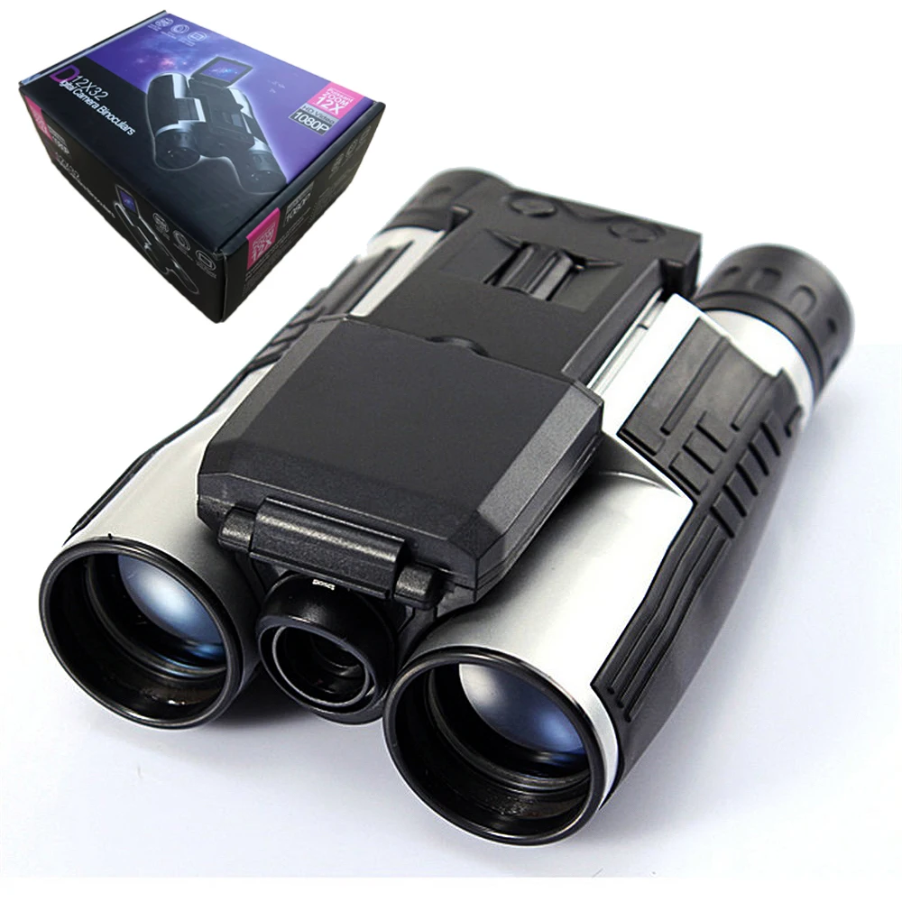 

DT40 Multifunctional LCD HD 1080P 5MP Digital 12X Binocular Telescope Camera For Hunting Camping Photo Video Recording