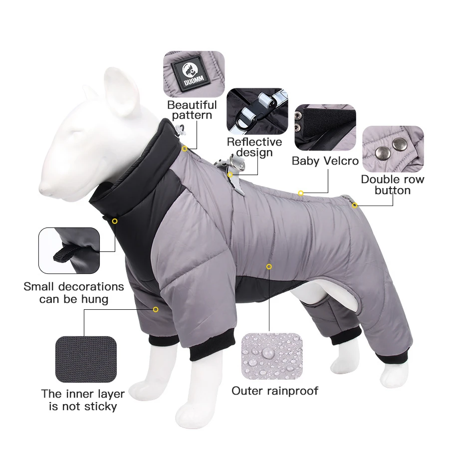 Waterproof Dog Jumpsuit and Jacket for Small and Medium Dogs with pet jacket,pet jumpsuits