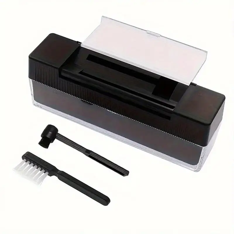 Kit portatile per la pulizia dei dischi in vinile – Include una spazzola per la punta del giradischi e i dischi LP, pulisce anche gli schermi di smartphone/computer - Image 3