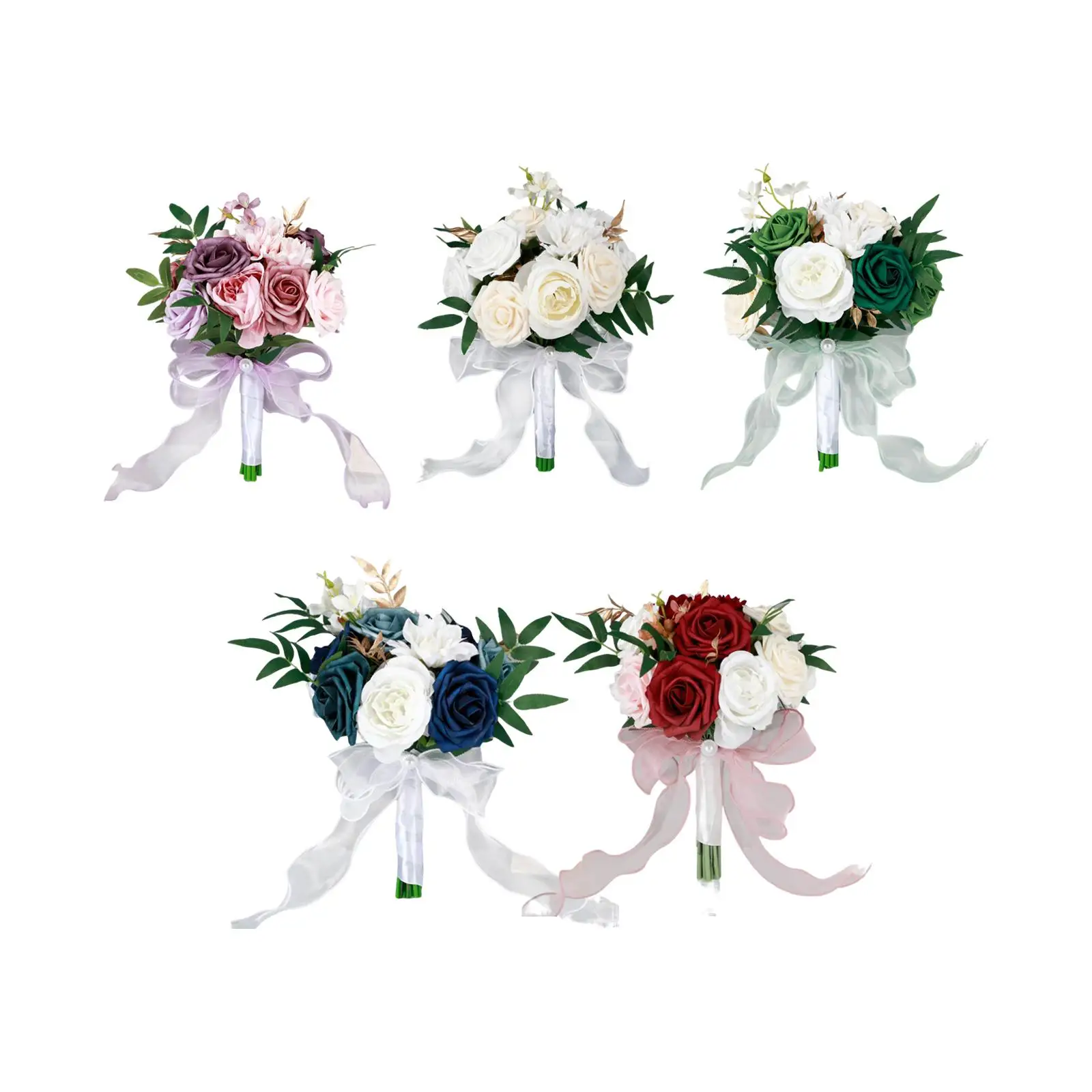 

Bridesmaid Holding Artificial Fake Flower, Bridal Wedding , Wedding Hold Flower, Bridal Hand Flower for Church