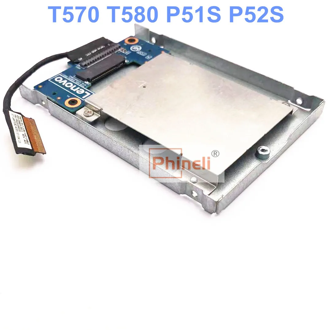 Adaptateur SSD HDD NVMe M.2, caddie et câble pour Lenovo ThinkPad T570 T580, laque S P52S PCIE NVM, nouveau