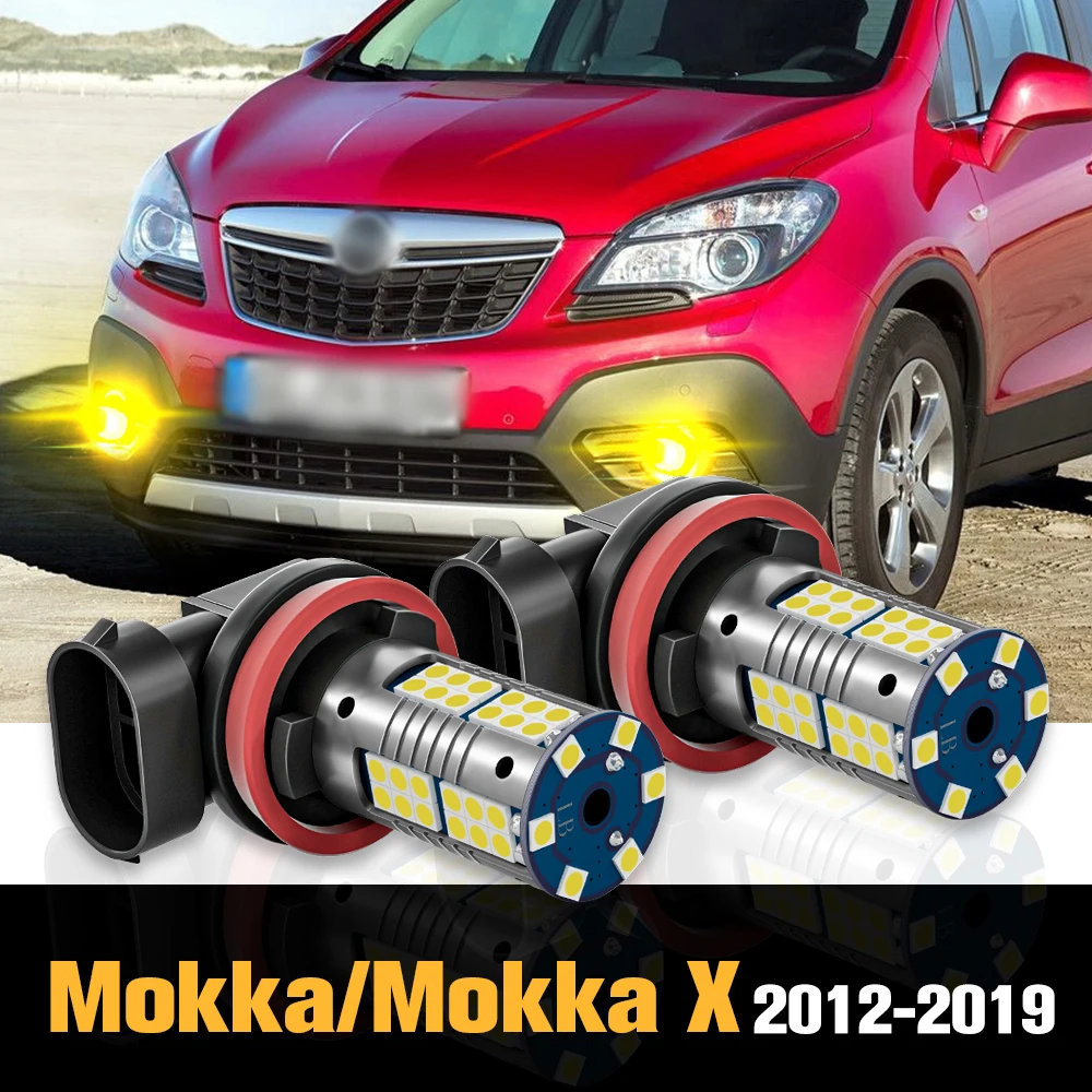 

2pcs Canbus LED Fog Light Lamp Accessories For Opel Mokka Mokka X 2012-2019 2013 2014 2015 2016 2017 2018