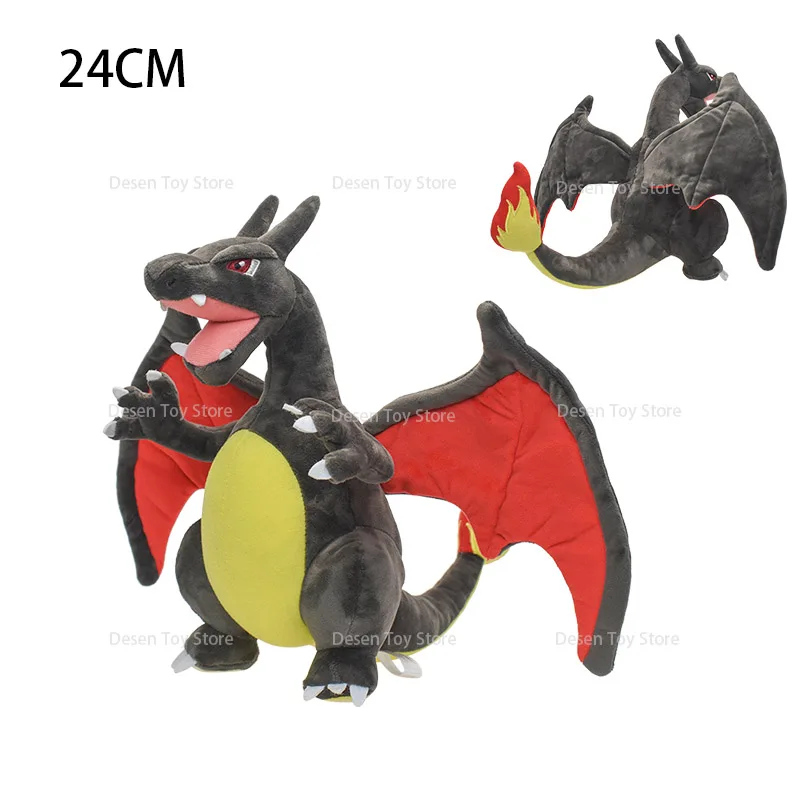 Anime Pokémon Plüss Ragyogó lycanroc lunala yveltal mega salamence zoroark incineroar snorlax ho-oh Töltött peluche szülinapi ajándékok