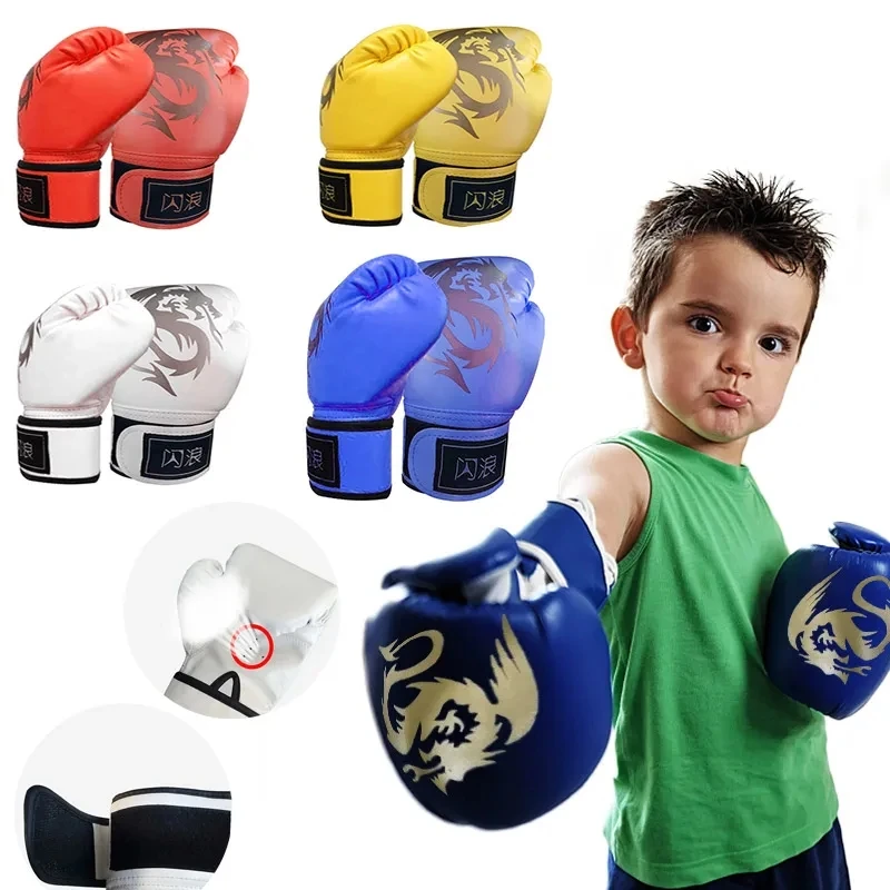 

Bokshandschoenentas Voor Kinderen Sport Bokshandschoenen Kindergym Taekwondo Mma Vechten Sanda Thai Boksen Trainingshandschoenen