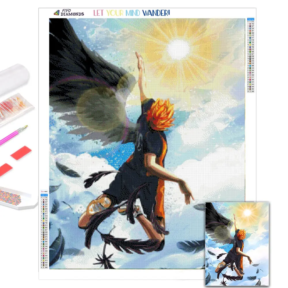 DIY Japanese Anime Diamond Painting Attack on Titan Cross Stitch Embroidery  Picture Art Full Diamond Mosaic Home Decor Art - AliExpress