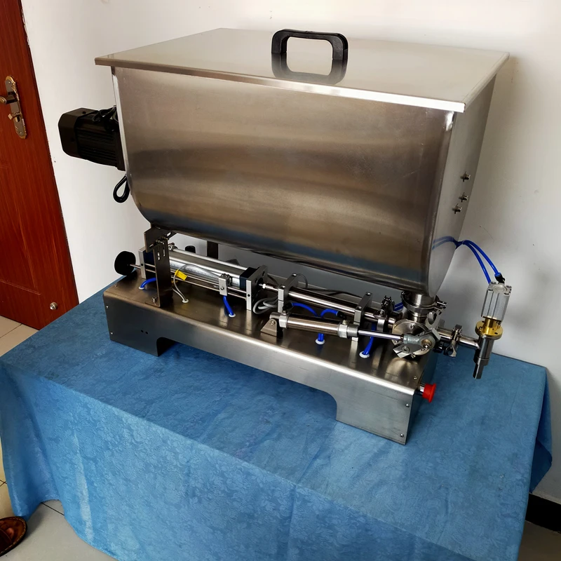 

Professional Manufacturer Of Tomato Sauce And Chili Sauce Mechanical Liquid Horizontal Stirring Filling Machine
