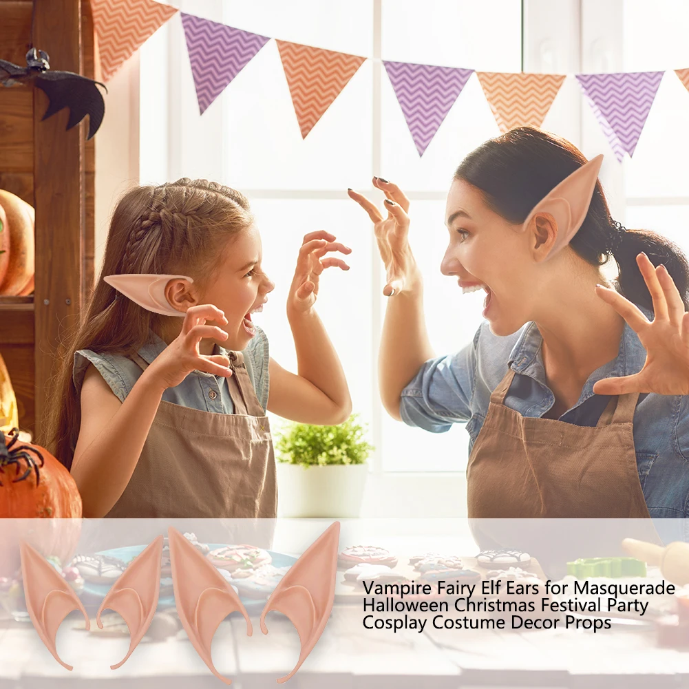 Latex Fairy Elf Ears for Cosplay Halloween Costume