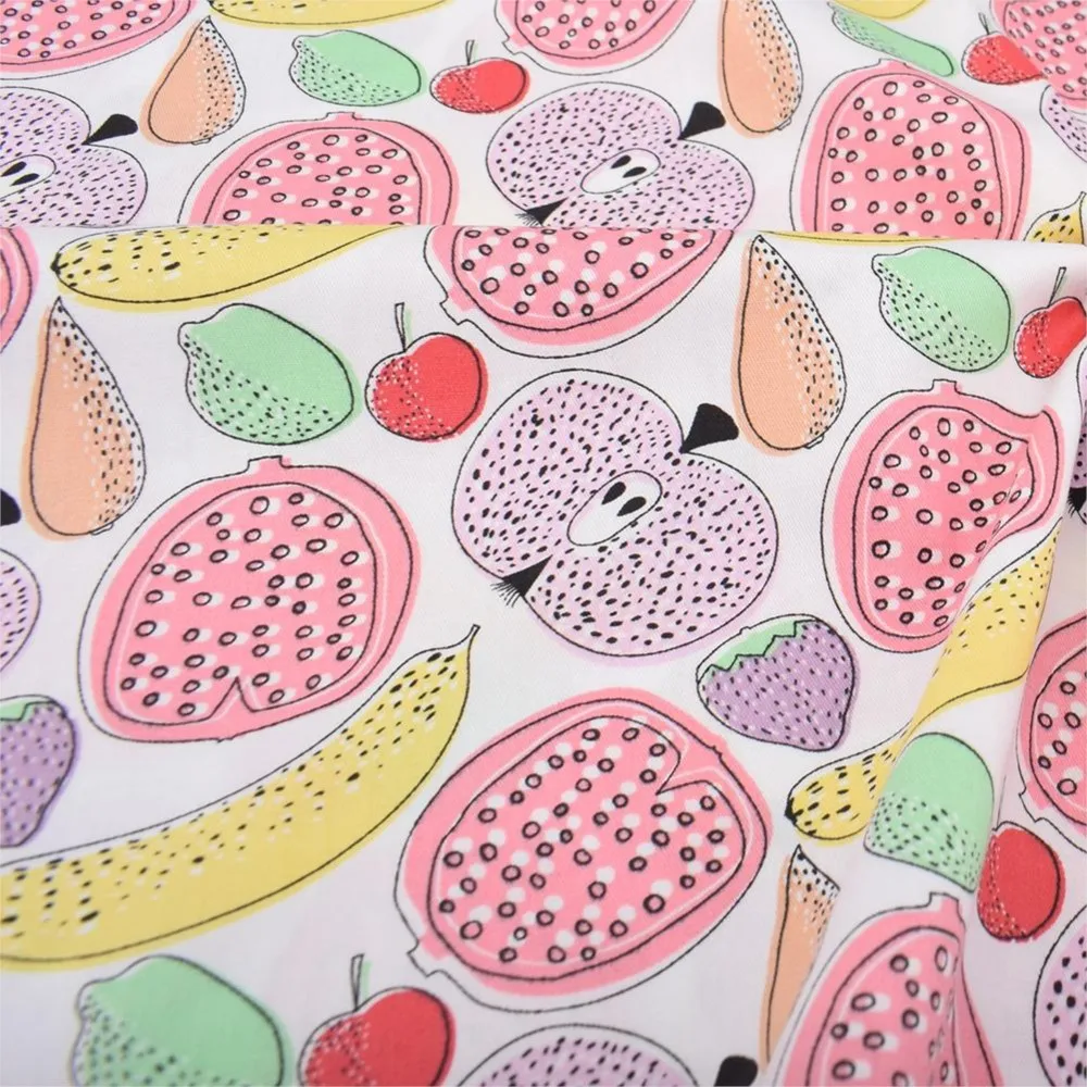 Chainho,Printed Twill Weave Cotton Fabric,DIY Sewing Quilting Material,Patchwork Cloth,8 Designs Cartoon Series,2 Sizes,15C380