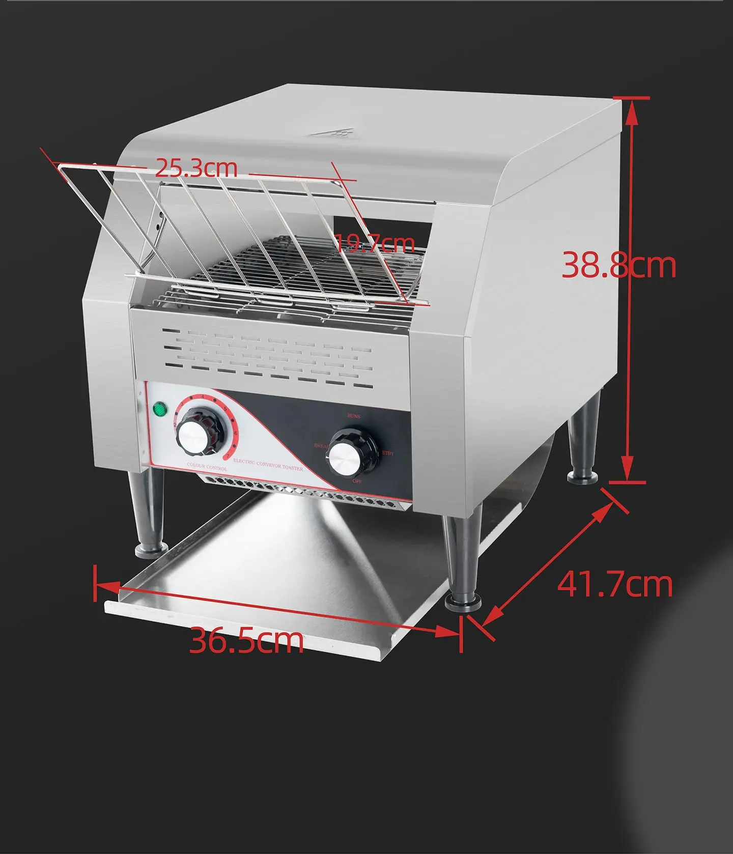 Commercial Electrical Bread / Burger Bun /Sandwich/ Panini Toaster Ovens Toasters For Dicos Fast Food Restaurant 4