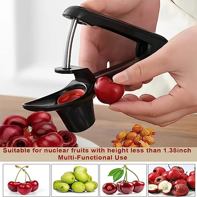 Hot selling kitchen gadget seed remover tools Multi-Function Stainless Steel Manual Press-on Olive and Cherry Coring tools