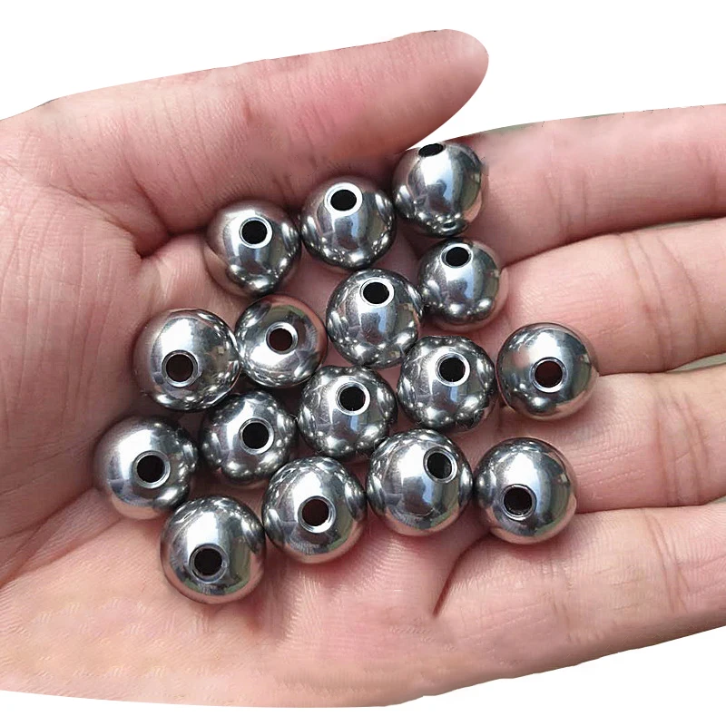 furo, Sólido, Unthreaded, Decoração, Pulseira, Hardware, DIY, OD, 30-60mm, 1Pc