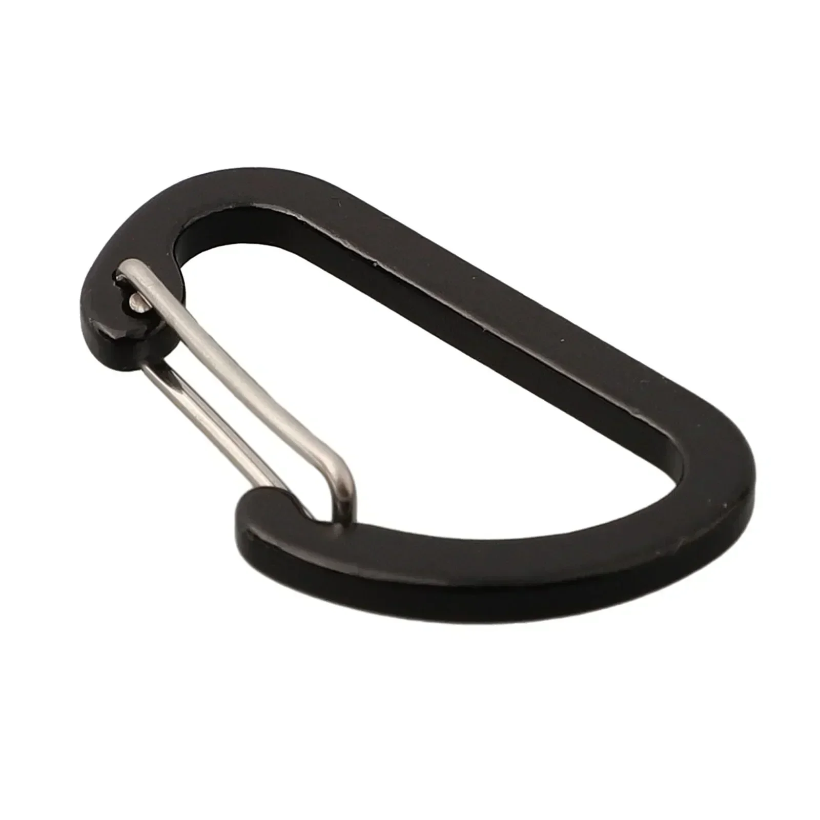 Outdoor Climbing Camping Stainless Mi-ni Carabiner Spring Hook Clip Keychain Camping Multi Tool Fishing Acessories