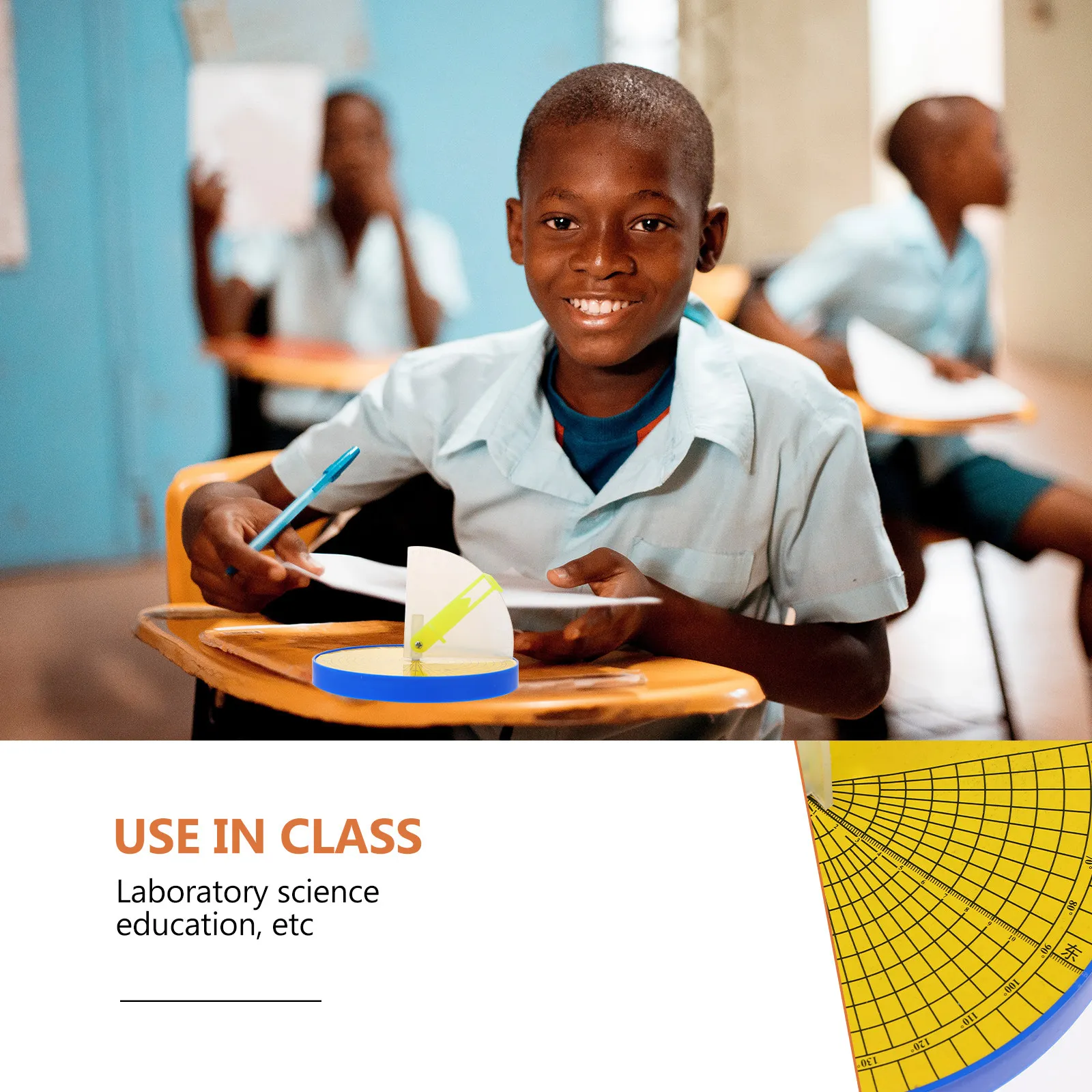 2Pcs 태양 높이 측정기 플라스틱 과학 기기 교육 보조 도구 학교 교육 도구 지리 연구 태양 관찰