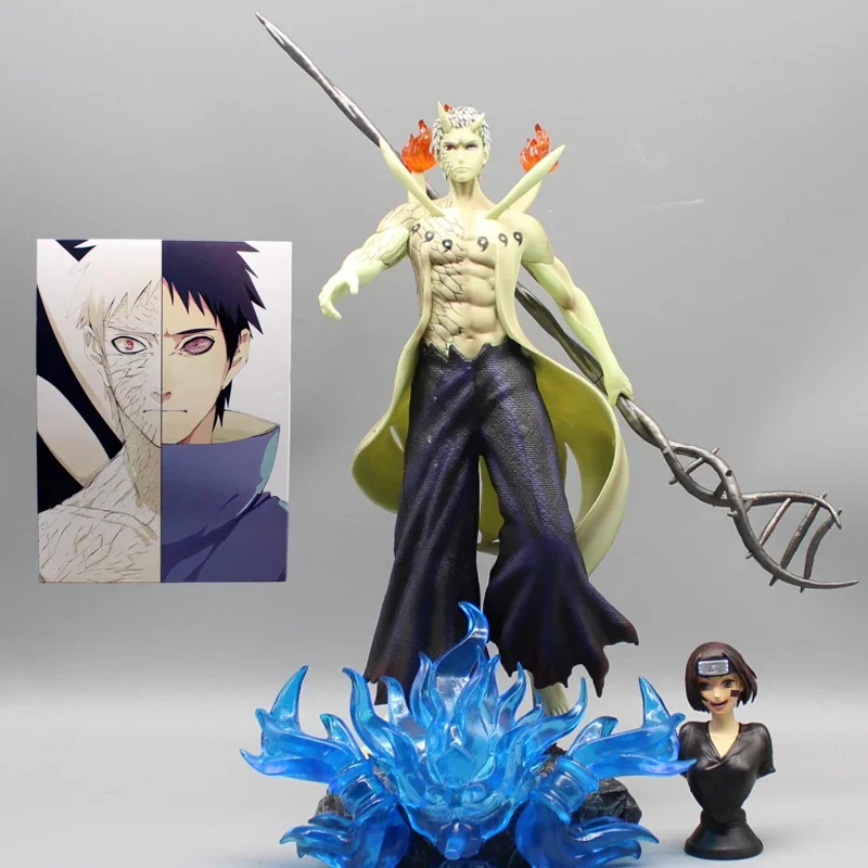 

37cm Uchiha Obito Naruto Figures Uchiha Obito Uchiha Madara Action Figures NARUTO Anime PVC Model Collection Toys Birthday Gifts