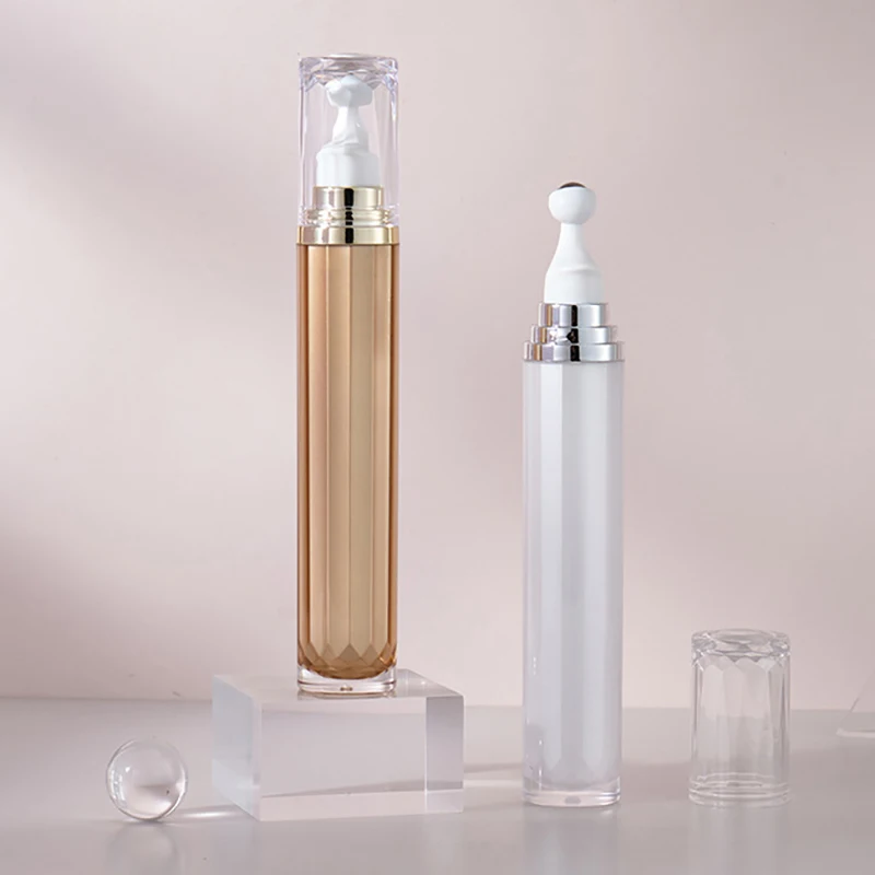 

20ml Empty Refillable Eye Cream Roller Bottle With Metal Ball Serum Lotion Essential Oil Cosmetic Storage Container