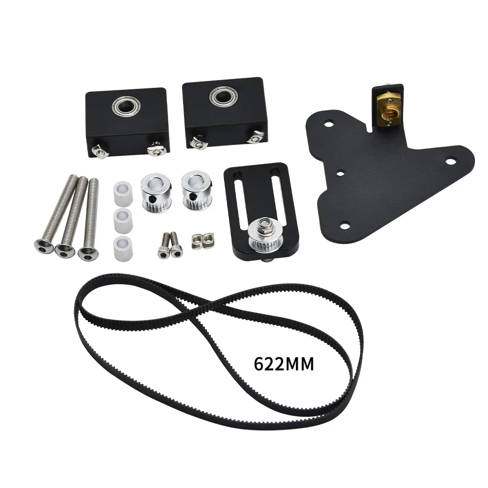 Kit de Correia Dentada do Eixo z para Impressora 3d Ender3 Cr10 Correia Dentada Acessórios Impressos 3d 622 mm 752 mm - Imagem 4