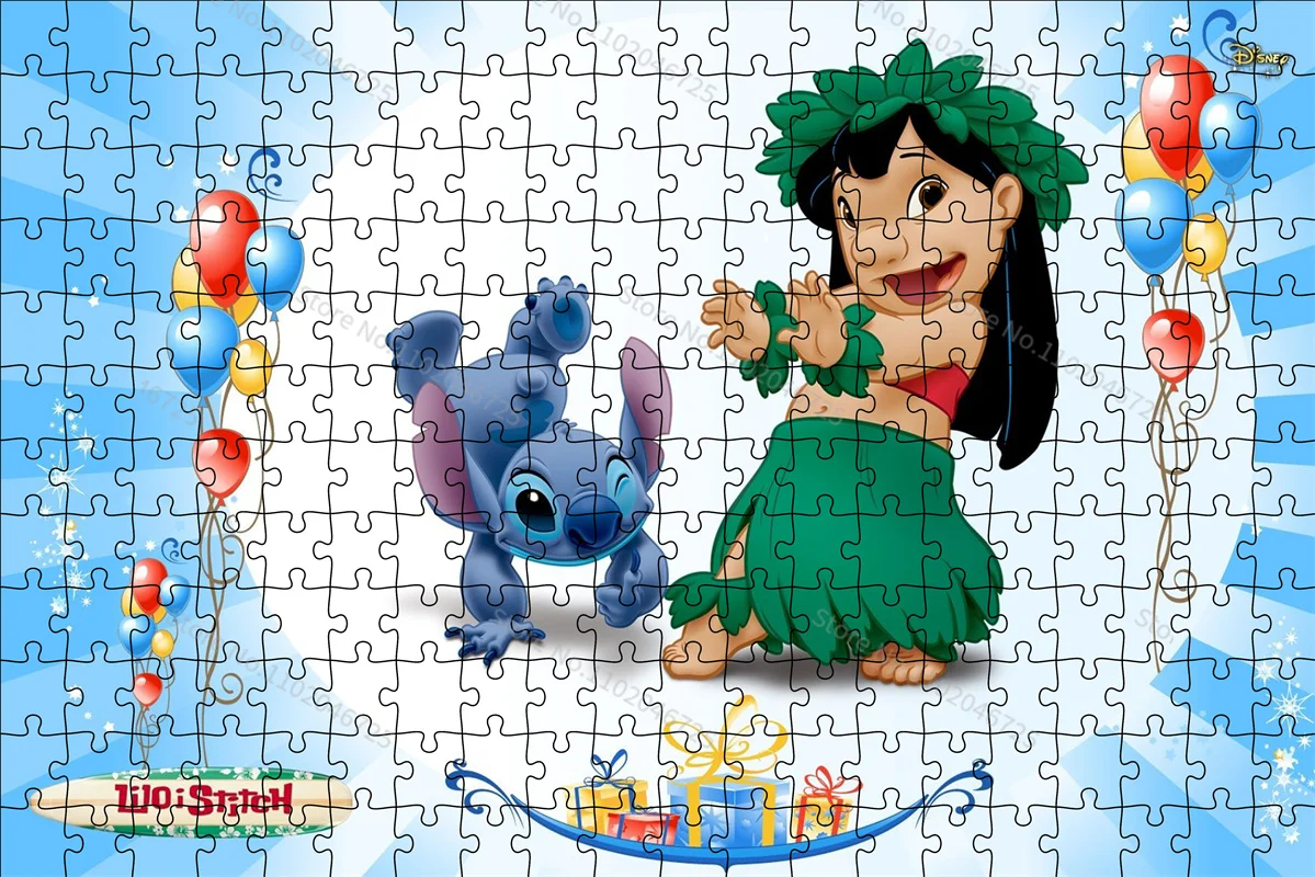 300 500 1000pcs Puzzles Disney Lilo And Stitch Cartoon Game Toys Happy  Smile Poster Jigsaw For Teens Like Desk Room Ornaments - Puzzles -  AliExpress