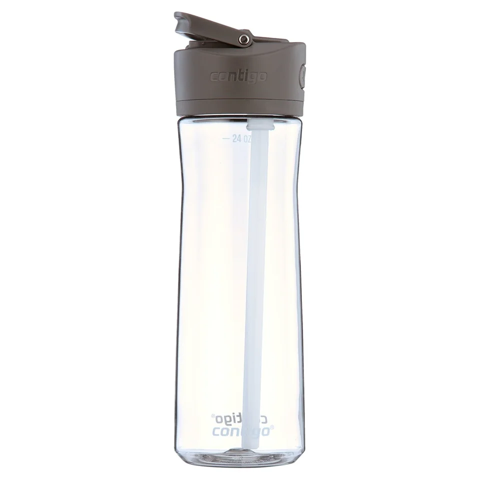Leakproof Tritan Water Bottle with Push Button Straw