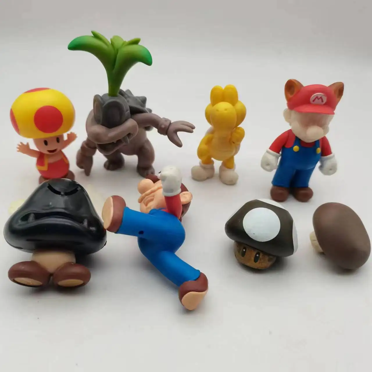 Iggy Koopa Moon Raccoon Toad Goomba Action Figure Prototype