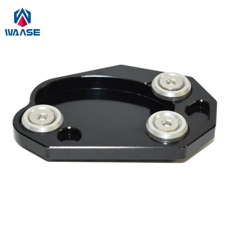 

waase For Kawasaki Versys 650 2007 2008 2009 Kickstand Foot Side Stand Extension Pad Support Plate