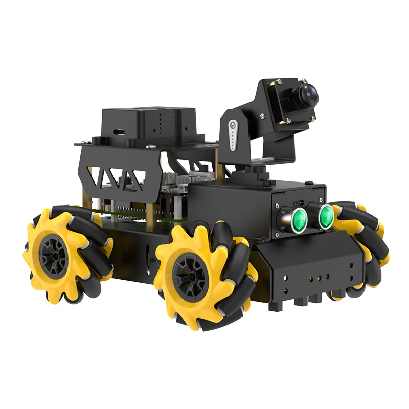 Raspberry Pi 4B/5 Intelligent Cart TurboPi Wheel of Wheat AI Large Model Visual Recognition ROS2 Programming Robots