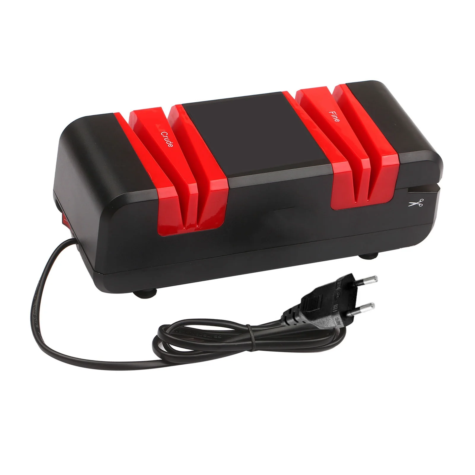 전기 칼 숫돌 자동 컷 숫돌 15도 베벨 거친 및 미세한 홈 칼 가위 주방 커터 그..