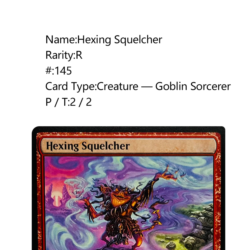 맞춤형 고품질 카드 블랙 코어 용지 DIY 마법 카드 덱 표준 사이즈 논포일 블룸텐더 헥싱 스퀼처 비브란스