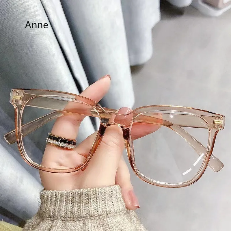 Classic Unisex Round Myopia Glasses New Fashion Short Sighted Eyeglasses Men Women Anti-blue Light Minus Diopter Prescription 4