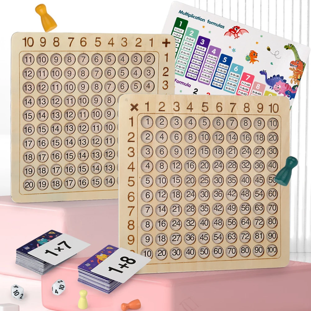 Multiplicação de madeira Division Board for Pré-Escolar Training, Puzzle  Game, Early Learning, Montessori, 9X9, 2-4 Jogadores, Montessori -  AliExpress