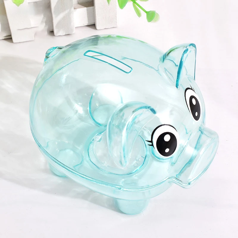 Transparente Spardose Für Kinder - Niedliche Plastik Sparbüchse_voghion.com