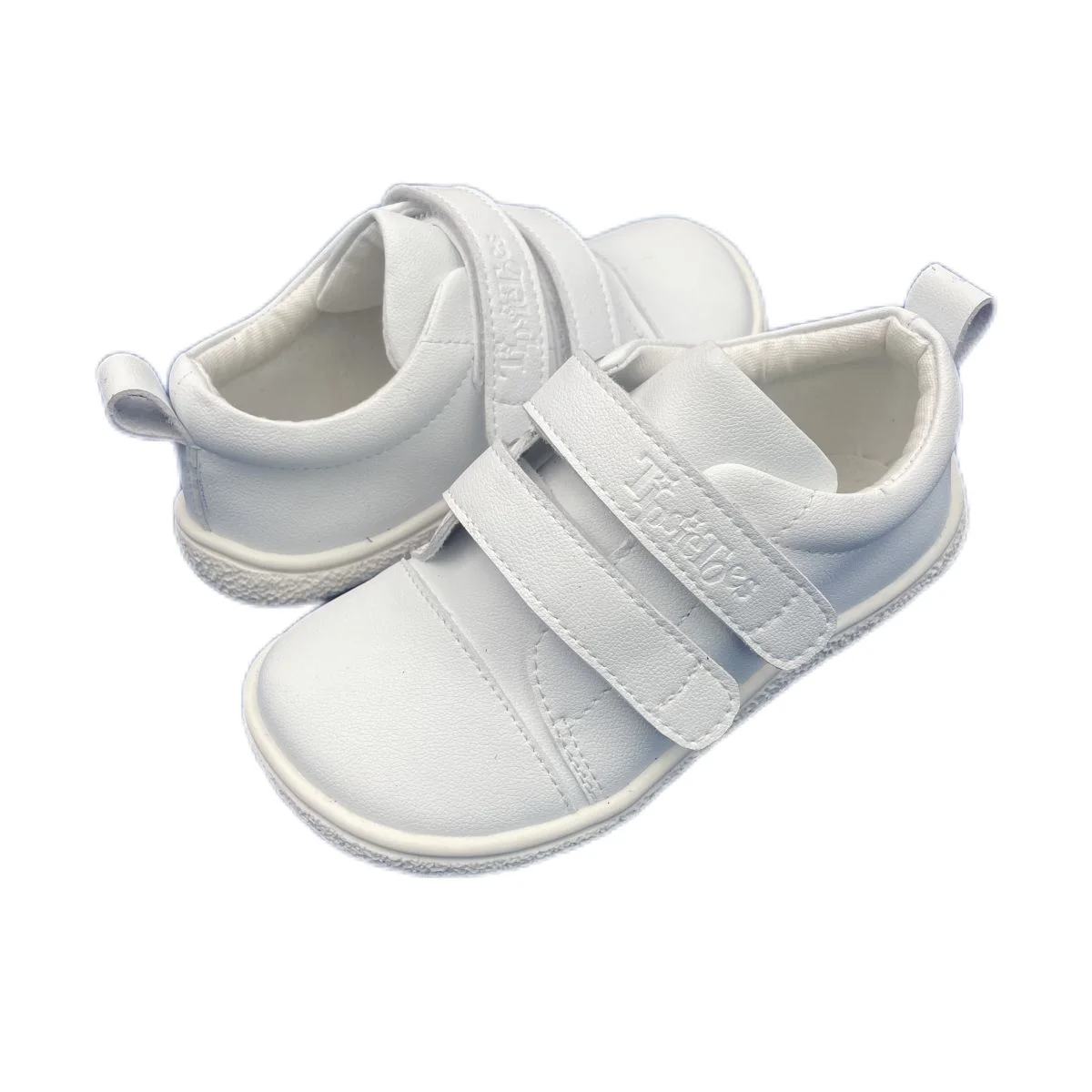 Tipsietoes New 2025 Genuine Leather Shoe For Girls And Boys Kids Barefoot Sneaker Light Weight Minimalist Elastic Double Strape 5