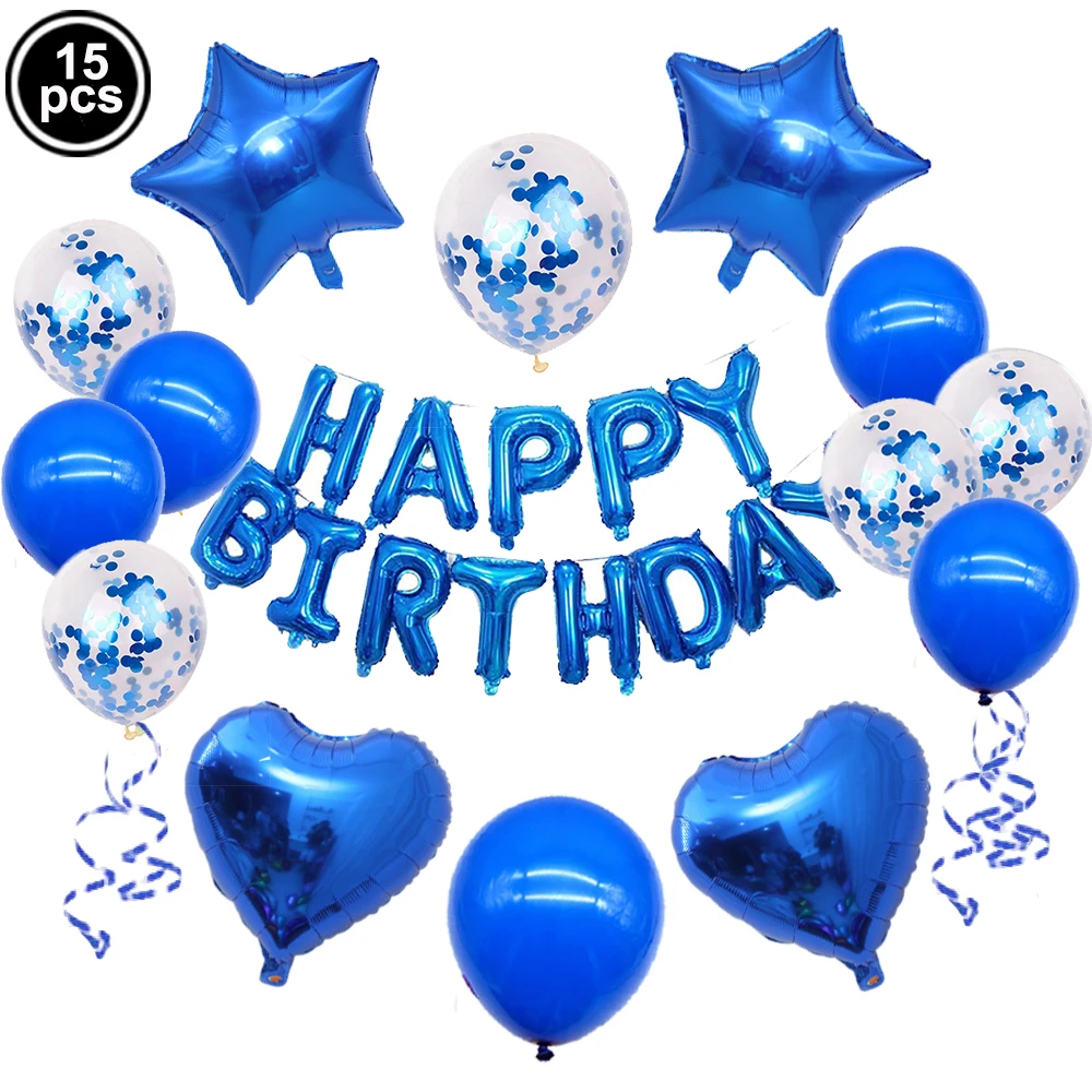 Dark Blue Party Tableware Set - Plates, Napkins, and Cups for Birthdays and Baby Showers